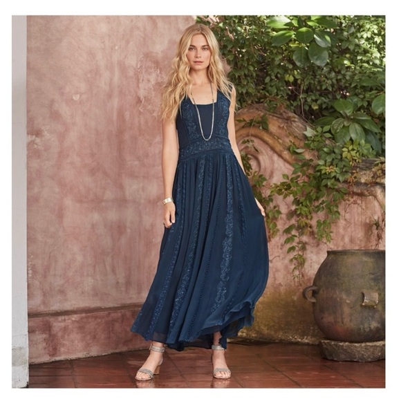 Sundance Dresses Sundance Catalog Embroidered Gauzy Boho Aressana